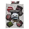 Set dečje posteljine MINECRAFT 140x200 siva