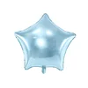 PartyDeco Folija balon STAR, moder, 48 cm