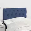 Vidaxl vidaXL Vzglavje za posteljo modro 80x7x78/88 cm blago