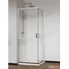 QUARTZ Tuš kabina Elemento Ker, Providno staklo 6mm, Srebrni ram, 100x110x200cm