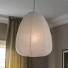 PR Home viseče svetilo Maki, belo, papir, O 43 cm, E27 - Dnevna soba/jedilnica - bela - Papir/karton