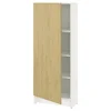 KNOXHULT Visoki element s vratima, im. hrastovine, 60x31x153 cm
