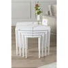 Hanah Home set od 4 umetnutih stočića Lyon, beli
