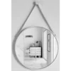 Ceramica lux Ogledalo alu-ram fi 70, silver, bez led-a, sa kožnim kaišem - CL18 300041