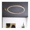 Ideal Lux - LED plafonsko svetlo ORACLE SLIM LED/37W/230V prečnika 70 cm, zlatna