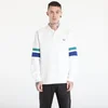 Mikina FRED PERRY Tipped Sleeve Collared Sweat Snow White L