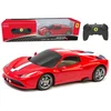 shumee Ferrari 458 Speciale Športni avtomobil na daljinsko upravljanje RC rdeče barve 1:24