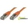 MicroConnect S/FTP CAT6 15m oranžen LSZH