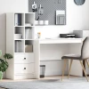 Stol s ladicama 2 pcs Bijelo