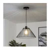 Brilagi - LED luster na sajli CERIA WIRE 1xE27/40W/230V, prečnik 45 cm, crna