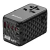Univerzalni potovalni adapter Verbatim UTA-10 GaN III 140 W - črn