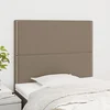 Uzglavlje boje taupe 100x5x118/128 cm tkanina