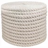 Vidaxl Vrv iz jute 20 Bela 100% Tossa jute