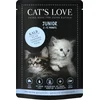 CATS LOVE Mačja hrana JUNIOR - teletina, 85 g
