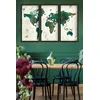 WALLXPERT Dekorativna uramljena MDF slika (3 komada) Artsmdfdkset10