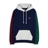 Tommy Jeans Majica mornarska / svetlo siva / smaragd / bordo