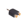 Cabletech Adapter 2X cinch Ž.-banana 3.5mm mono