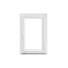 Okno Solid Elements (600x900 mm, PVC, belo, desno, trojna zasteklitev, brez kljuke)