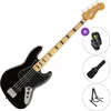 Fender Squier Classic Vibe 70s Jazz Bass MN SET Black Električna bas kitara