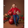 Sinsay - Pamučni džemper sa božićnim motivom - crvena