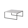 MATIS Klub sto Valencia 80×80 - Beli mermer