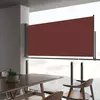 Uvlačiva bočna tenda za terasu 60 x 300 cm smeđa