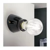 Orion - Zidna svetiljka FROST 1xE27/60W/230V crna
