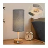 Brilagi - Stona lampa sa USB portom TABLON 1xE27/25W/230V hrast/bela/siva