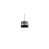 Luster na sajli CORAL S 1xE27/60W/230V crno-sivi