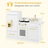 Northix Otroški leseni kuhinjski set MDF 3+ let