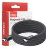 slomart AMiO USB-C magnetni kabel USB-C - USB-C 60W 100cm