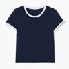 Cropp - Majica s aplikacija - navy