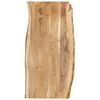 Stolna ploča od masivnog bagremovog drva 118 x (50-60) x 2,5 cm