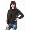 Bluza na preklop s pentlja ovratnikom