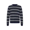 BLEND Pulover BHBRANKO marine/siva/antracit/off-bela