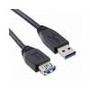 E-GREEN Kabl USB 3.0 A - USB A MF (produžni) 1.8m crni
