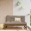 Vidaxl vidaXL Sredinski sedež medeno rjave barve 120x80 cm masiven borov les