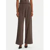 Bardot Hlače iz tkanine Sloane Straight 58620PB3 Rjava Regular Fit
