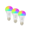 Immax NEO 07712CDO - komplet 3x LED RGB prigušiva sijalica E27/9W/230V Wi-Fi Tuya + daljinski upravljač