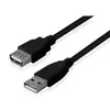 Kabl USB 2.0 A - USB A M/F (produžni) 1.8m crni