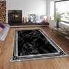 Conceptum Hypnose Tepih CG_116, Pravougaoni, 100x140 cm, Crno-sivi
