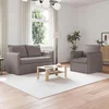 Set sofe 2 pcs Sivosmeđa 136 x 82 x 85 cm Tkanina