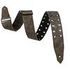 Levys Rebel Leather Black/Eyelet Pas za kitaro