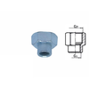Muf reducir 1/2-1/4, 27x24x23 mm