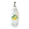 Oil/vinegar bottle, porcelain, 300 ml, Fleurs et Citrons - Nuova R