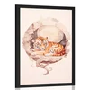 Plakat zasanjani tiger - 60x90 no frame