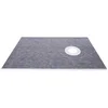 VEVOR Komplet za prho z robnikom 9652x1524 mm temno siva