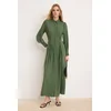 Trendyol Modest Ženska haljina Tctss26Eb00040, Kaki