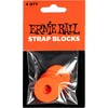 Ernie Ball Strap Blocks Strap-locks Red