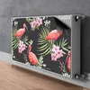 tulup.si Pokrov radiatorja Črni plamen 100x60 cm